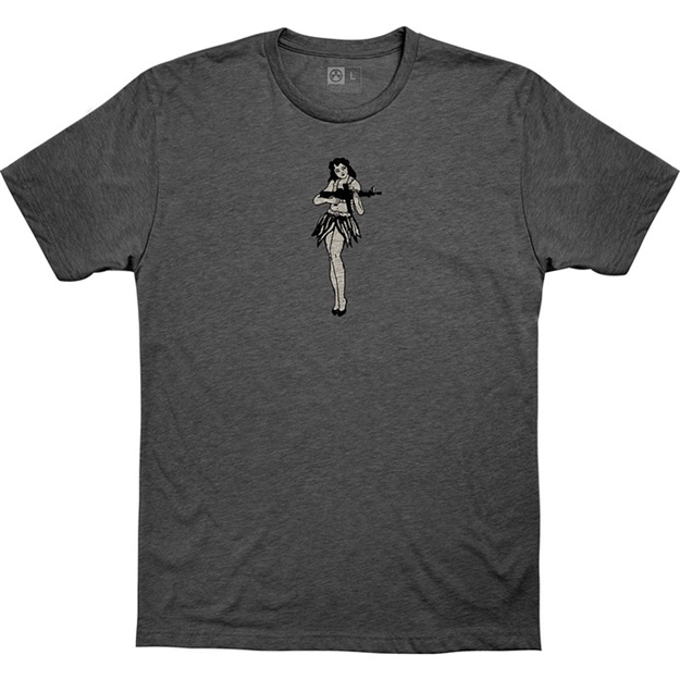 Picture of Magpul Mag1117-011-3X Megablend Hula Girl Shirt Xxxl Charcoal Gray