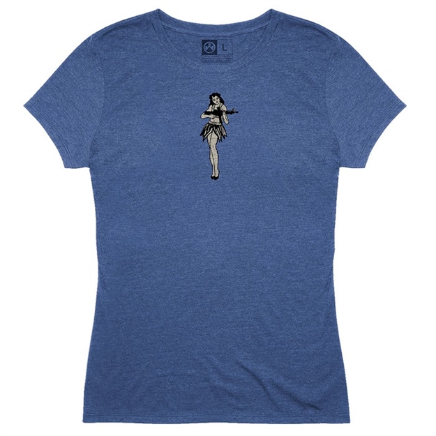 Picture of Women's Hula Girl Tri-Blend T-Shirts MAG1124-424-4X