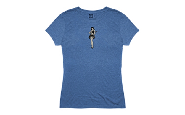 Picture of Magpul Mag1124-424-Lg Tri-Blend Hula Girl Lady Shirt Large Royal Heather