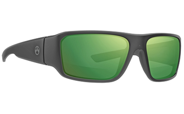 Picture of Magpul Industries Rift Eyewear, Polarized - Black Frame, High Contrast Violet Lens/Green Mirror MAG1126-1-001-4050