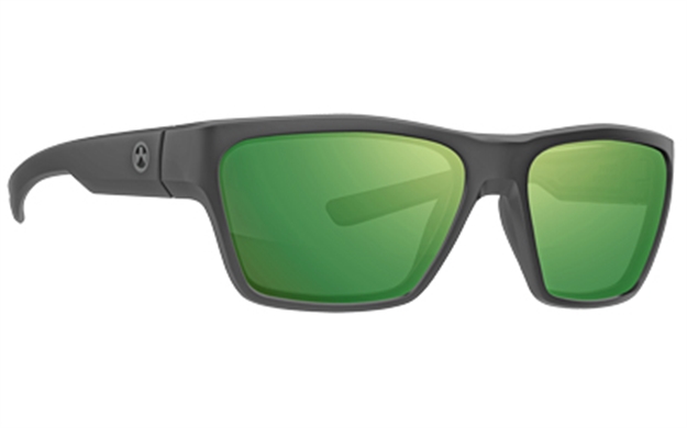Picture of Magpul Industries Pivot Eyewear, Polarized - Black Frame, High Contrast Violet Lens/Green Mirror MAG1128-1-001-4050