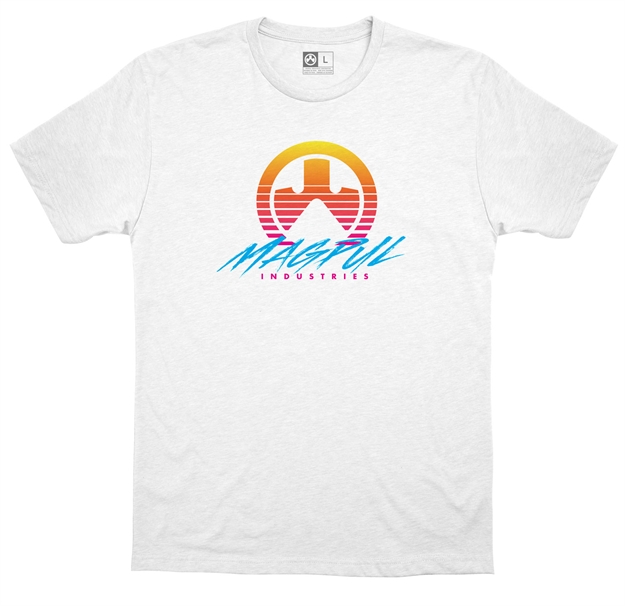 Picture of  Magpul Mag1134-100-S Brenten Cvc  White Cotton/Polyester Short Sleeve Small