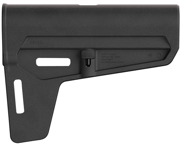 Picture of  Magpul Mag1143-Blk Bsl Arm Brace  Black Synthetic With M-Lok Compatible Slots & Ambidextrous Rear QD Cup For Ar-Pistol Platform With Mil-Spec Tube (Tube Not Included)