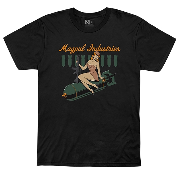 Picture of Magpul Mag1203-001-2X Bombshell T-Shirt Black 2Xl Short Sleeve