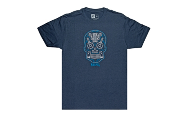 Picture of Magpul Sugar Skull Tshrt Navy Med