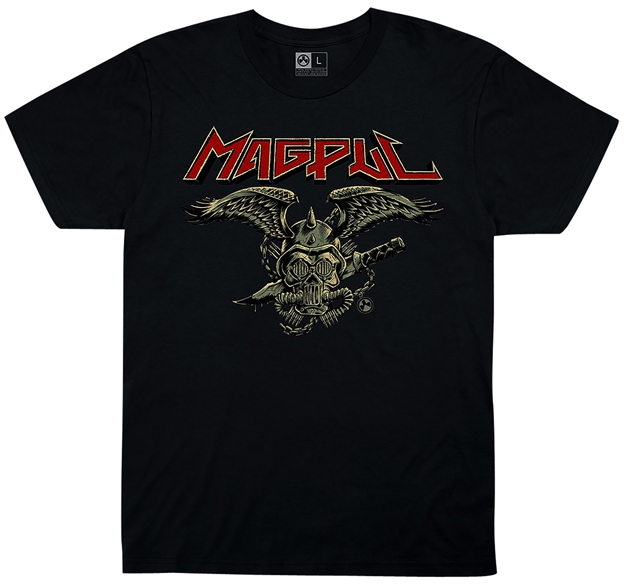 Picture of Magpul Mag1220-001-2X Heavy Metal T-Shirt Black 2Xl Short Sleeve