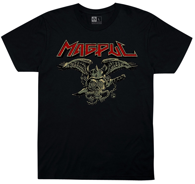 Picture of Magpul Mag1220-001-3X Heavy Metal T-Shirt Black 3Xl Short Sleeve