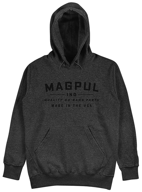 Picture of  Magpul Mag1256-011-S GO Bang Parts  Charcoal Heather Long Sleeve Small