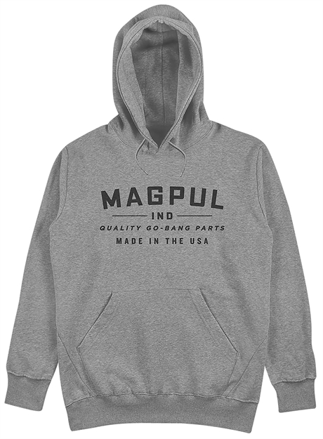 Picture of Magpul Mag1256-030-L GO Bang Parts  Athletic Gray Heather Long Sleeve Large