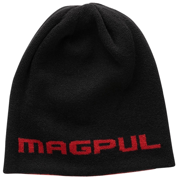 Picture of  Magpul Mag1299-003 Reversible Icon Magpul Beanie Black