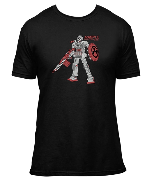 Picture of  Magpul Mag1311-001-M R.P.U.  Black 100% Cotton Short Sleeve Medium