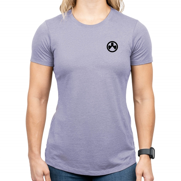 Picture of  Magpul Mag1340-530-S Groovy Women's Orchid Heather Cotton/Polyester Short Sleeve Small 840815142201