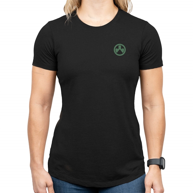 Picture of  Magpul Mag1341-001-S Prickly Pear Women's Black Cotton/Polyester Short Sleeve Small 840815142027