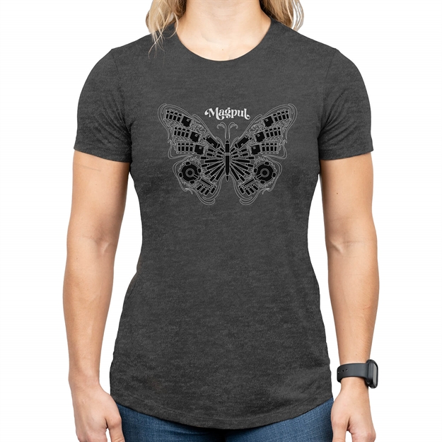Picture of  Magpul Mag1342-011-S Metamorphosis Women's Charcoal Heather Cotton/Polyester Short Sleeve Small 840815141853