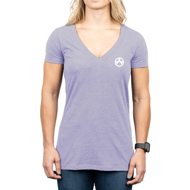 Picture of  Magpul Mag1343-530-S Unfair Advatange Women's Orchid Heather, Cotton/Polyester Short Sleeve, Small