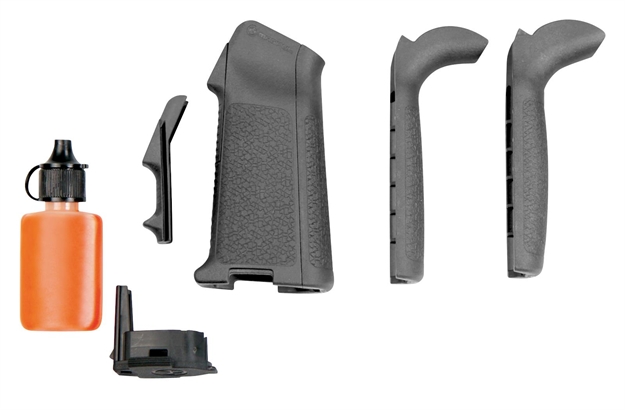 Picture of  Magpul Mag520-Gry Miad Type 1 Gen 1.1 Grip Kit Polymer Aggressive Textured Gray For AR Platform