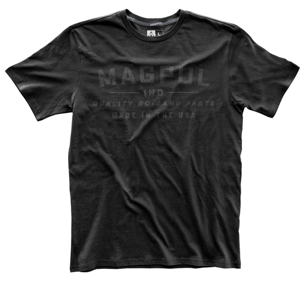 Picture of Magpul Mag740-961-S Fine Cotton GO Bang T-Shirt Small Stealth Black