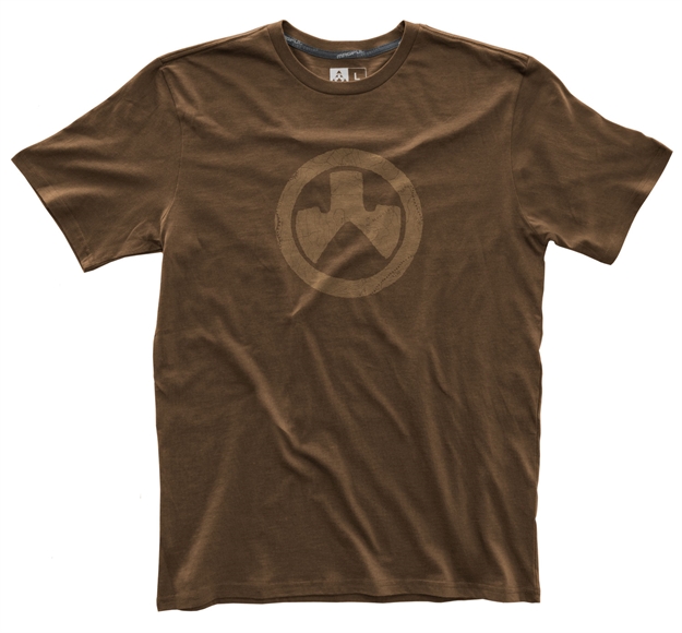 Picture of Magpul Mag744-202-S Fine Cotton Topo T-Shirt Small Dark Brown