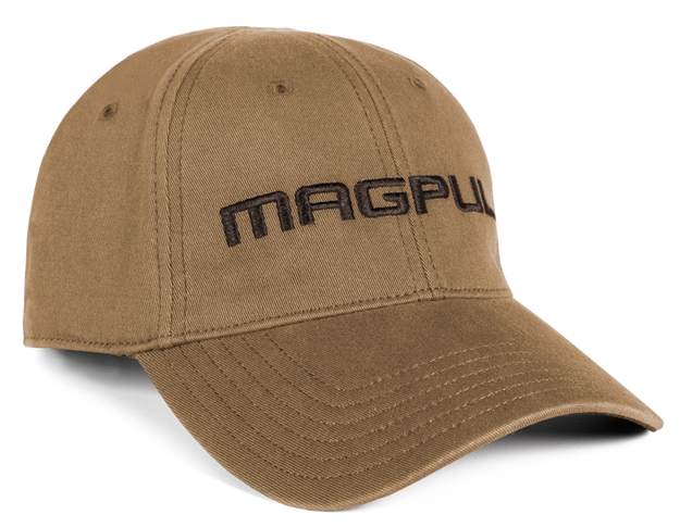Picture of Magpul Mag787-250-S/M Core Wordmark Low Crown Stretch Fit S/M Khaki