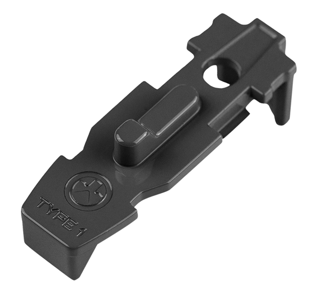 Picture of  Magpul Mag803-Blk Tactile Lock-Plate Type 1 Made OF Polymer W/ Black Finish & 1/8" Single Ridge For Pmag 10/20/30 Ar/M4 Gen M3/300 B Gen M3 Floor Plates/5 Per Pack