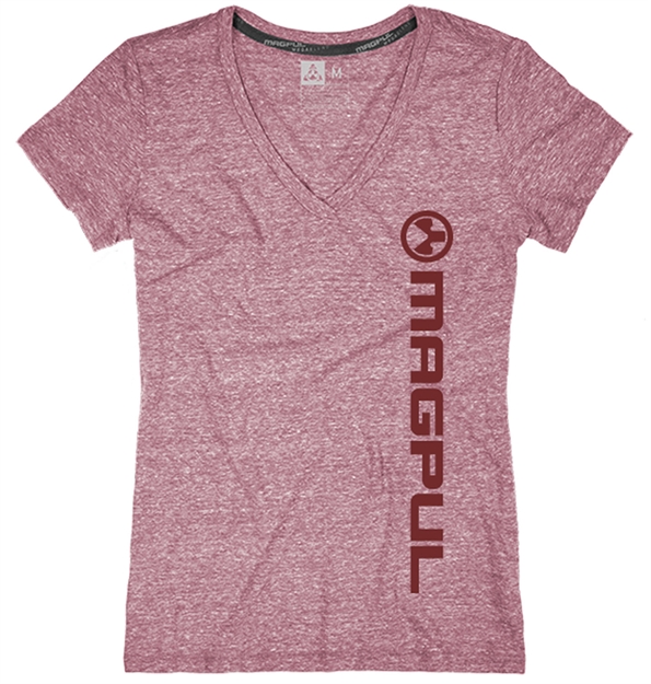 Picture of Magpul Mag878-602-S  Vnck Vert Logo Tee Lady Wine