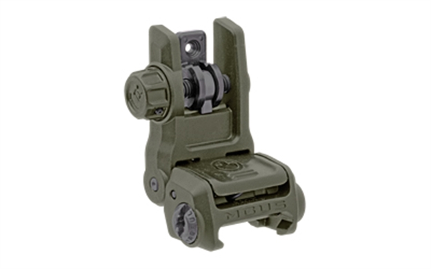 Picture of  Magpul Mag1167-Odg Mbus 3 Sight Rear  Olive Drab Green Flip UP For Ar-10/Ar-15/M4/M16/M110/Sr-25
