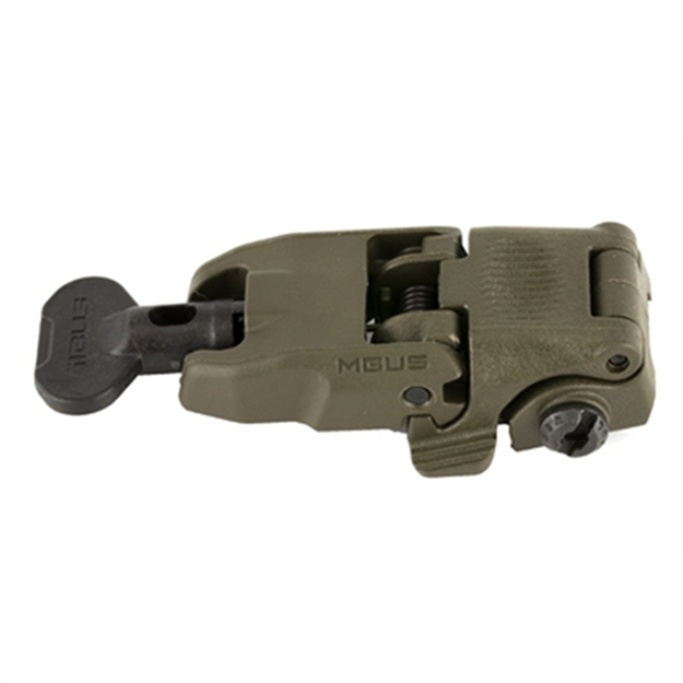 Picture of  Magpul Mag247-Odg Mbus Sight Front  Olive Drab Green Polymer, Spring-Loaded Flip UP For Ar15/ M16