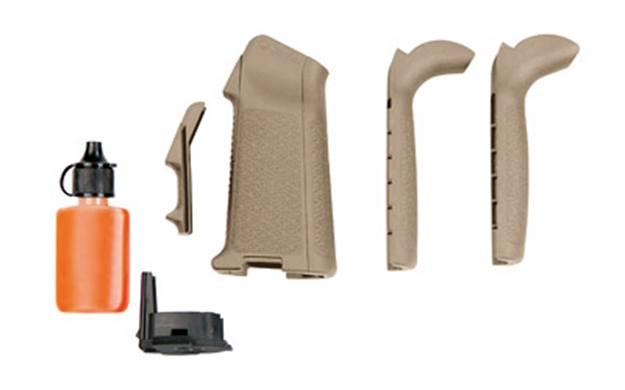 Picture of  Magpul Mag520-Fde Miad Type 1 Gen 1.1 Grip Kit Polymer Aggressive Textured Flat Dark Earth For AR Platform