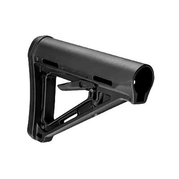 Picture of  Magpul Mag400-Blk Moe Carbine Stock Black Synthetic For Ar-15, M16, M4 Mil-Spec Tube (Tube Not Included) 873750003108