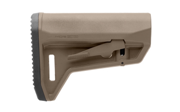 Picture of Magpul Mag1242-Fdg Moe Sl-M Carbine Stock Flat Dark Earth Synthetic For Mil-Spec Ar-Platform MAG1242-FDE 840815138075