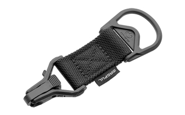 Picture of  Magpul Mag516-Blk Ms1/Ms3 Sling Adapter Made OF Steel With Black Melonite Finish, Polymer Hardware, Nylon 1.25" Webbing & Two TO One-Point Design For Ar-15, M4 & M16 873750010731