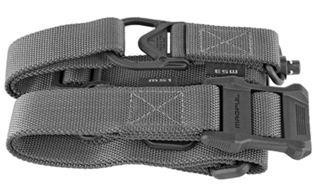 Picture of Magpul Mag515gry Ms3 Single QD Sling Gen2 Gray Nylon 48"-60" Oal Adjustable One-Two Point Rifle MAG515-GRY
