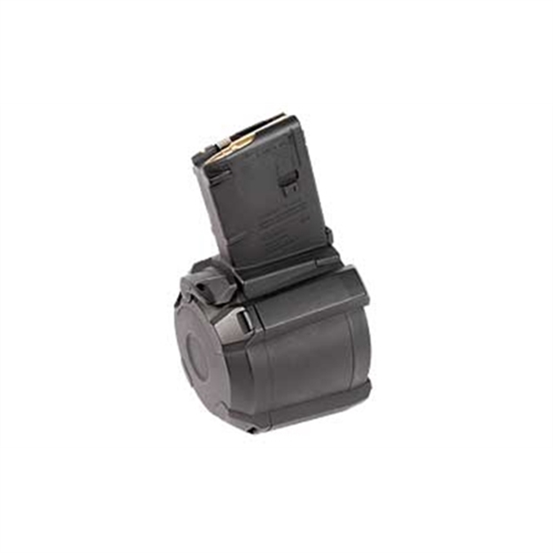 Picture of Magpul Mag576blk Pmag Gen M3 60Rd Drum 223 Rem/5.56X45mm Nato Fits Ar-15/M16/M4 Black Polymer MAG576-BLK 840815100560