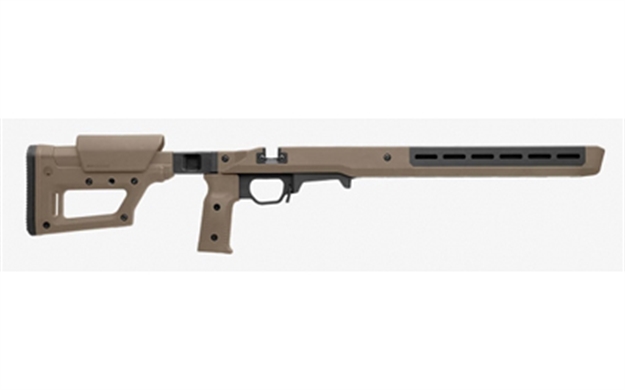 Picture of Magpul Mag1199fde Pro 700 Lite SA Flat Dark Earth Adjustable Synthetic Stock With Aluminum Chassis & Interchangeable Grips For Remington 700 Short Action Ambidextrous MAG1199-FDE