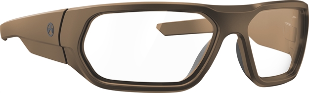 Picture of  Magpul Mag1145-0-245-1000 Radius Eyewear Adult Clear Lens Polycarbonate Flat Dark Earth Frame 840815126683