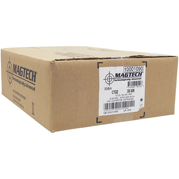 Picture of Magtech 308Win 150Gr Fmj 1000Rd Case