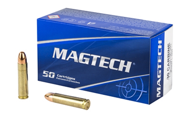 Picture of Magtech 30A Tactical/Training  30Carbine 110Gr Full Metal Jacket 50 Per Box/20 Case 754908124015