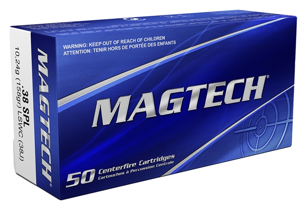 Picture of Magtech 38J Range/Training  38Special 158Gr Lead Semi Wadcutter 50 Per Box/20 Case 754908161713