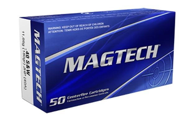 Picture of Magtech 40A Range/Training  40 S&W 180 GR Jacket Hollow Point 50 Per Box/ 20 Case 754908118014