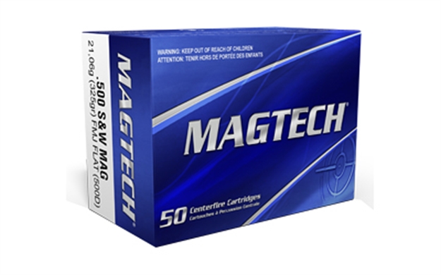 Picture of  Magtech 500D Range/Training  500S&Wmag 325Gr Full Metal Jacket Flat Nose 20 Per Box/25 Case 754908193417
