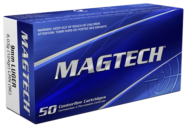 Picture of  Magtech 9E Range/Training  9Mmluger 124Gr Lead Round Nose 50 Per Box/20 Case
