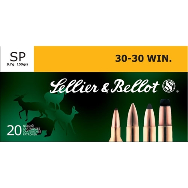 Picture of Sellier & Bellot Sb3030a Rifle  30-30Win 150Gr Soft Point 20 Per Box/25 Case 754908510382 -