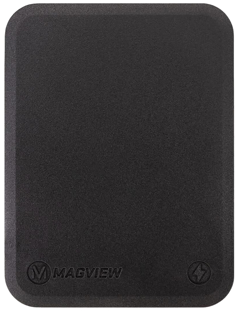 Picture of  Magview 82028 Wireless Charging Phone Plate Black 2.50" X 3.25"