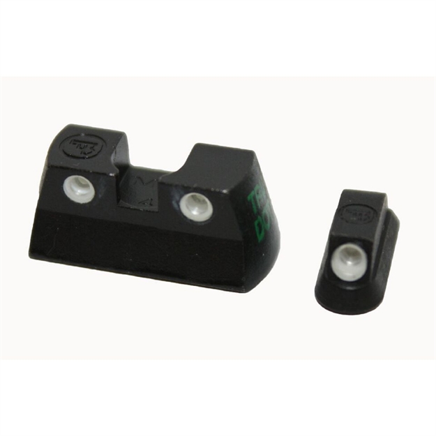 Picture of Meprolight Usa 177753101 Tru-Dot  Black | Green Tritium Front Sight Green Tritium Rear Sight Set ML17775