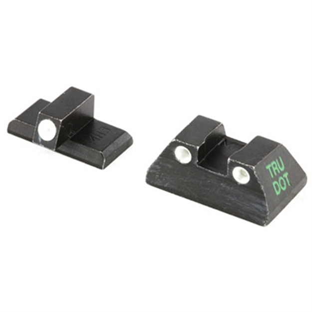 Picture of Meprolight Usa 115193101 Mepro Tru-Dot Fixed Sights Self-Illuminated Green Tritium Front & Rear With Black Frame For HK P2000, P2000sk ML11519