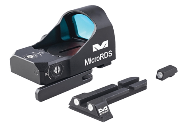 Picture of Meprolight Usa 88070502 Micro Rds Black 1X 3 Moa Dot Reticle Fits Sig Sauer P226/P320 Pistol ML88070502
