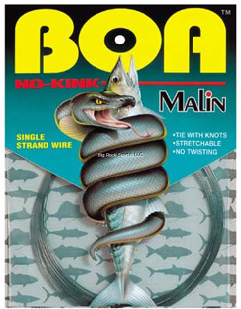 Picture of Malin Boa No-Kink Titanium Leader Wire, 30Lb 30' .011 Dia
