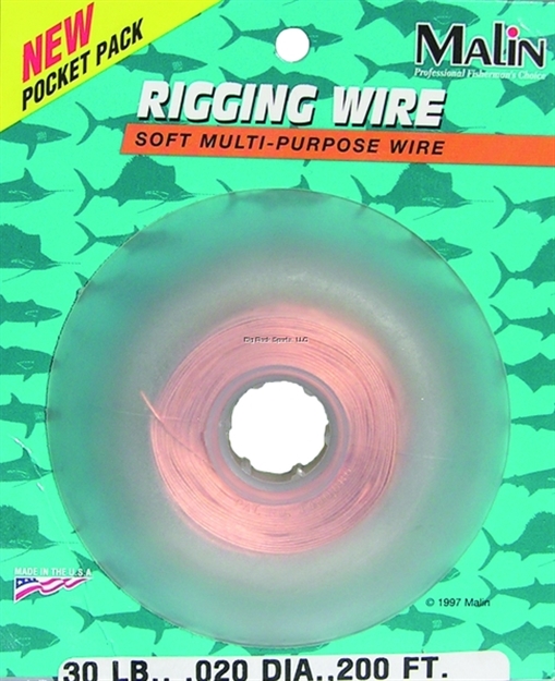 Picture of Malin Premium Soft Copper Rigging Wire, .020 Dia., 30#, 200 FT Dispenser
