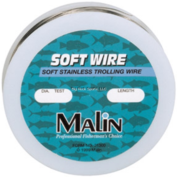Picture of Malin Soft Wire Soft Stainless Trolling Wire, 300' Spool, 60# .028