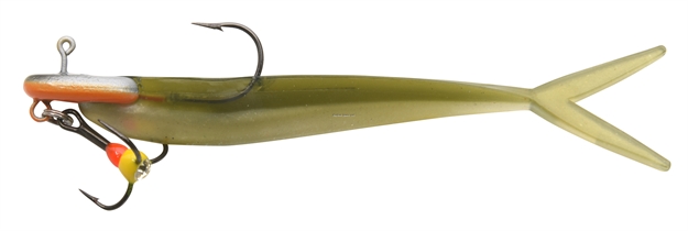 Picture of Mambo Jig Vertical Balance Jig 15/64Oz, 3.3". 1 Jig, 3 Tails, Shad